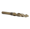 45/64 Cobalt Stepped Point Drill Bit for Stainless & Hardened Steel - 135° Tip, 1/2 Reduced Shank