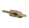 1-7/16 Cobalt Stepped Point Drill Bit for Stainless & Hardened Steel - 135° Tip, 1/2 Reduced Shank