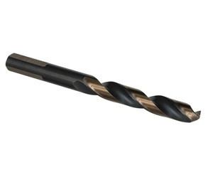 Black & Gold HSS Contractor Drills, 3-Flat Shank