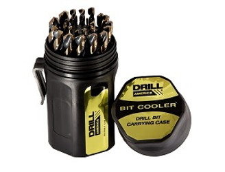 Jobber Drill Sets, Shatter Proof Plastic Case