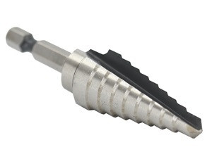 HSS Hex Shank Step Drills, Bright Finish