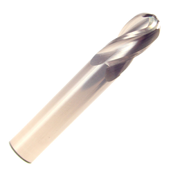 4 Flute Cobalt Center Cut End Mills, Ball