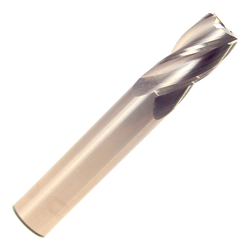4 Flute, Single End Carbide End Mills, Square