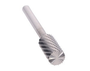 Cylindrical, End-Cut Double Cut Carbide Burrs