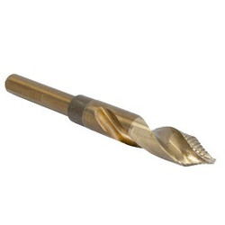 1/2" Stepped Point Cobalt Reduced Shank Drills