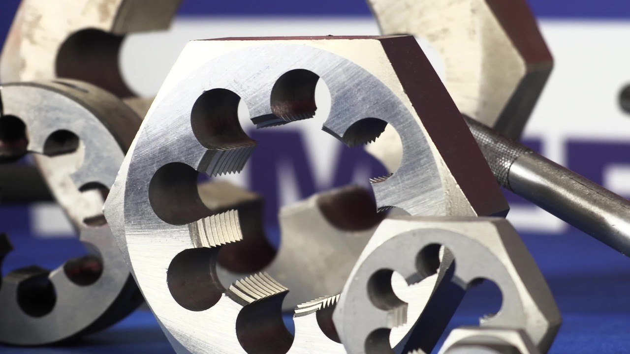 10-32 UNF Carbon Steel Hex Rethreading Die