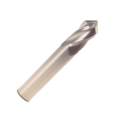 3/8" Carbide 4 Flute 90º Point Uncoated Drill Mill, Drill America