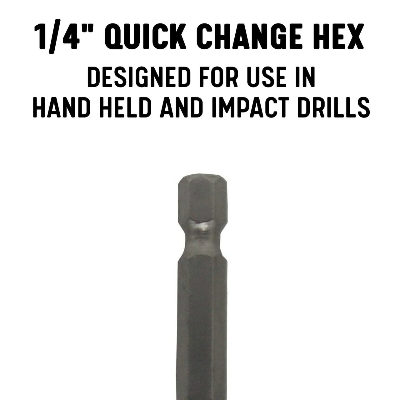 Drill Bit Set - Hex Shank Black Oxide