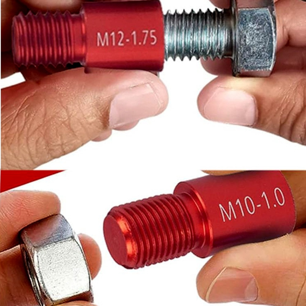 44-Piece SAE and Metric Nut and Bolt Thread Checker Standard Gauge