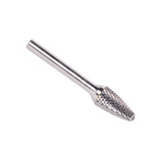 SF13 1/2 X 3/4 Tree Radius End Carbide Burr 1/4 Shank