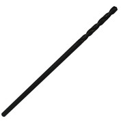 #22 x 12 HSS Extra Long Reach Aircraft Extension Drill Bit  - Black Oxide, 135° Split Point, Round Shank, Qualtech