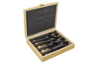 9/16-1 5 Piece HSS Reduce Shank Drill Bit Set, Qualtech