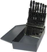 1/16-1/2x64ths Piece HSS Drill Bit Set, 1/4 Shank, Qualtech