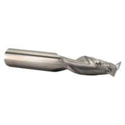 13/64 Carbide 2 Flute Uncoated (Bright) 5/8 Flute Length 2-1/2 Overall Length 1/4 Shank Single End Square End Mill, Drill America