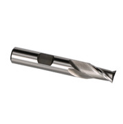 16.00mm HSS 2 Flute Single End End Mill, Qualtech