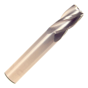 3/32 CNC Plus Tolerance 4 Flute 5/16 Flute Length 1-1/2 Overall Length Uncoated (Bright) Single End Square End Mill, Drill America