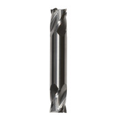 5/16 Carbide 4 Flute 3/4 Flute Length 3-1/2 Overall Length Uncoated (Bright) Double End Square End Mill, Drill America