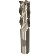 1/2 Carbide 6 Flute 1 Flute Length 3 Overall Length TICN Single End Square End Mill, Drill America