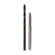 m4 x .8 HSS Plug Tap and 3.20mm HSS Drill Bit Kit, Qualtech
