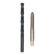 m11 x 2 HSS Plug Tap and 9.00mm HSS Drill Bit Kit, Qualtech