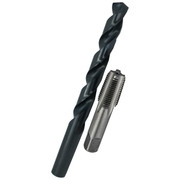 1/4 HSS NPS Tap and 29/64 HSS Drill Bit Kit, Qualtech