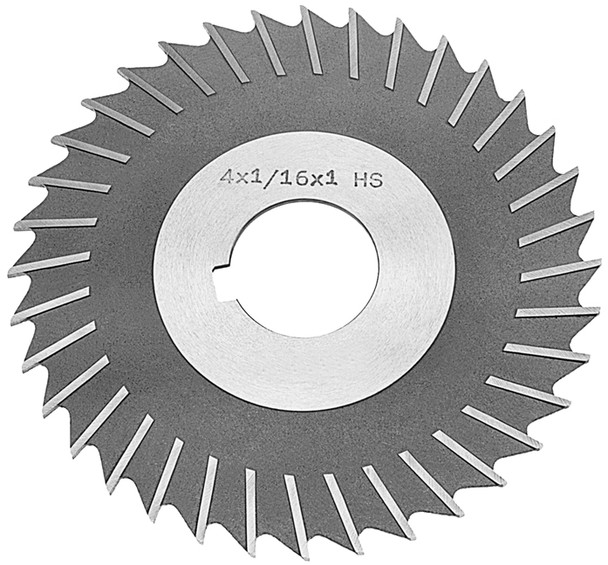 8 x 3/16 x 1-1/4 HSS Metal Slitting Saw with Side Chip