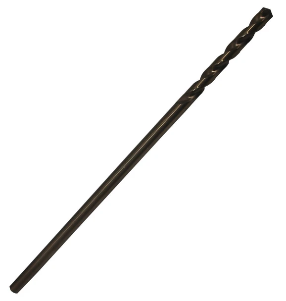 #34 x 12 M35 Cobalt Extra Long Reach Aircraft Extension Drill Bit - 135° Split Point for Stainless Steel