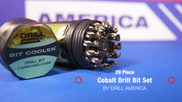 Cobalt Steel Size 29/64 Amber 5TVX4 Pack of 2 Westward Screw Machine Drill Bit 