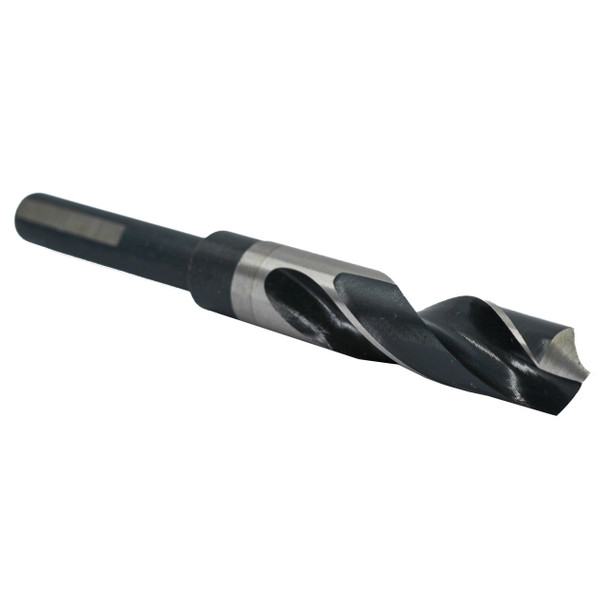 23/32 Reduced Shank HSS Drill Bit, 1/2 Shank, 3-Flat Shank, Drill America