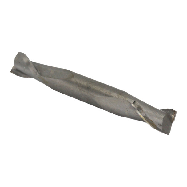 3/32 Carbide Uncoated (Bright) Double End Stub End Mill, Drill America