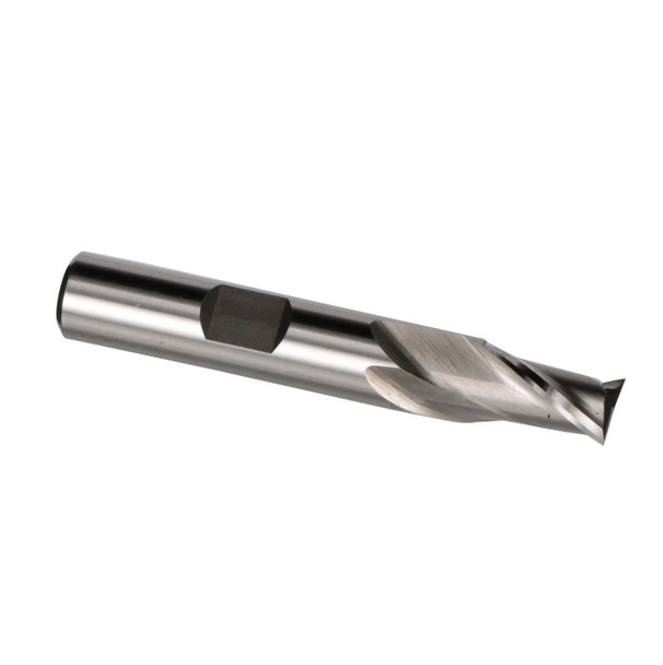 3/4 X 3/4 HSS 2 Flute Single End Long End Mill, Qualtech
