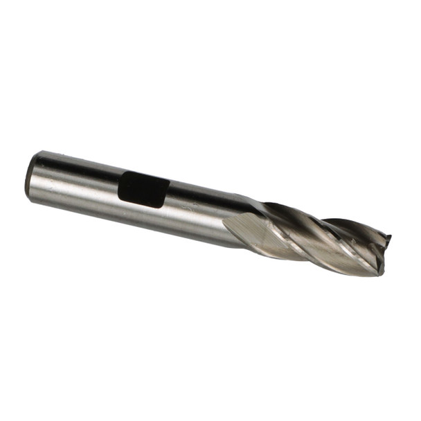 3/4 X 5/8 HSS 4 Flute Single End End Mill, Qualtech