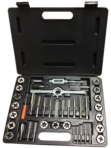 #4-1/2 Carbon Steel Tap and Die Set with Round Die