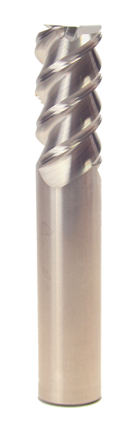 1/8 Carbide 3 Flute High Helix 60° TIALN End Mill, Drill America
