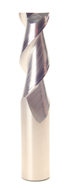 5/16 Carbide 2 Flute 45° Helix 1-3/8 Flute Length 3 Overall Length Uncoated (Bright) End Mill, Drill America