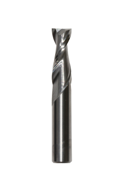 2.50mm Carbide 2 Flute 9.50mm Flute Length 38.00mm Overall Length Uncoated (Bright) Single End Square End Mill, Drill America