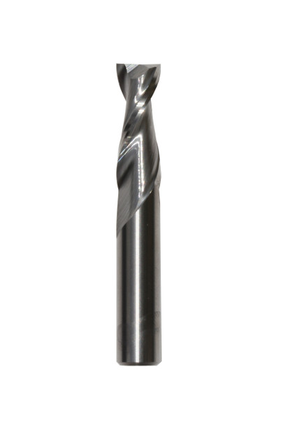 10.00mm Carbide 2 Flute 22.00mm Flute Length 70.00mm Overall Length Uncoated (Bright) Single End Square End Mill, Drill America