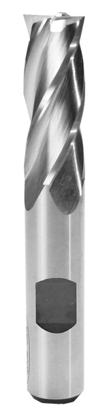 3/4" Cobalt 4 Flute Bridge Port Center Cut End Mill, Drill America