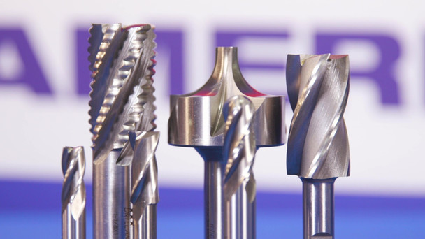 7/16 Cobalt 4 Flute 1 Flute Length 2-11/16 Overall Length Center Cut Single End Ball End Mill, Drill America