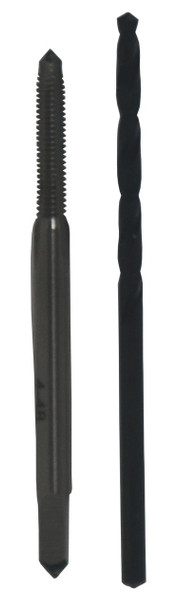 m2.6 x .35 HSS Plug Tap and 2.25mm HSS Drill Bit Kit, Qualtech
