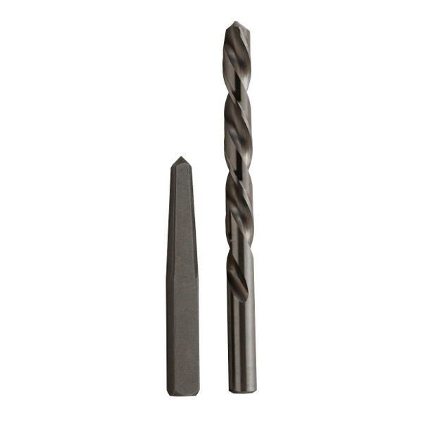 #1 Straight Flute Screw Extractor and 9/64Left Hand Drill Bit Kit