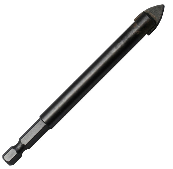 1/8 Carbide Tipped Glass & Tile Drill Bit with Hex Shank