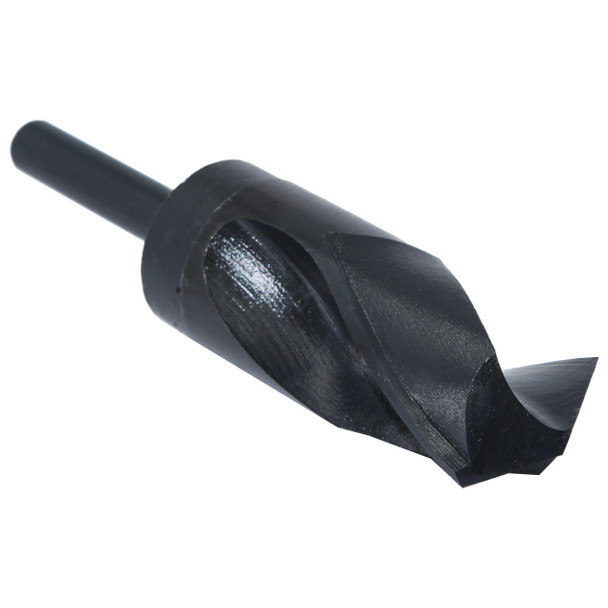 63/64 Reduced Shank HSS Drill Bit (3/4 Shank) - Black Oxide Drill Bit for Steel, Iron & Metal
