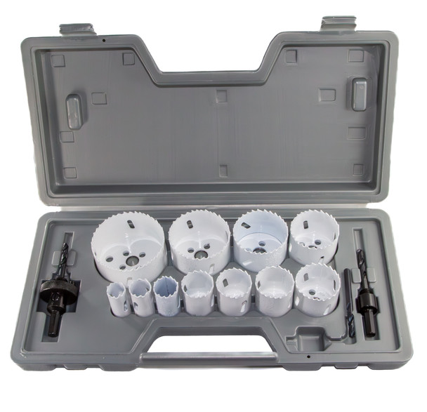 BEST DAMN HOLE SAW SET, 14 Piece Kit, MADE IN U.S.A.