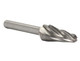 Cone, Radius End Carbide Burrs For Aluminum