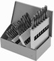 Jobber Drill Sets, Metal Case, Qualtech