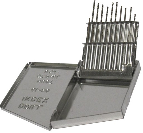 61 - #80 Cobalt Steel Jobber Drill Bit Set, 20 Pieces, Drill