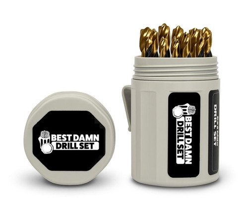 THE BEST DAMN DRILL SET (15 Piece Set, Drills Made in U.S.A.)
