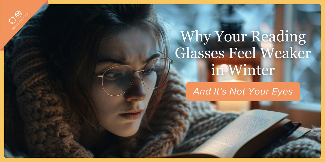 Why Your Reading Glasses Feel Weaker in Winter (And It’s Not Your Eyes)