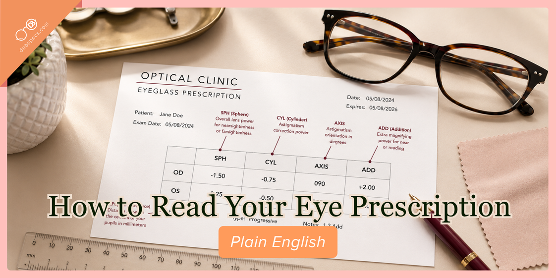 How to Read Your Eye Prescription in Plain English